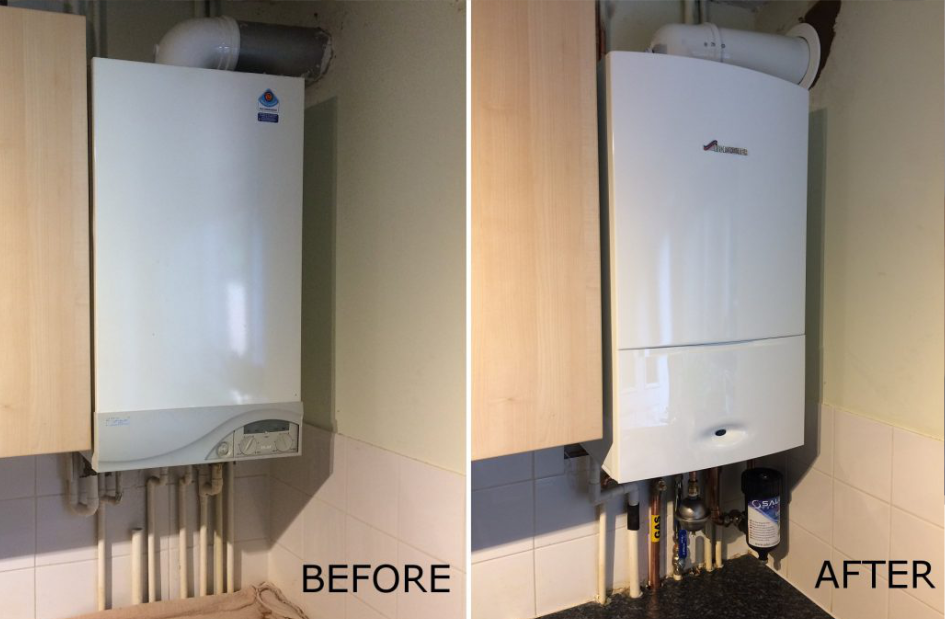 Монтаж котла  в місті Одеса