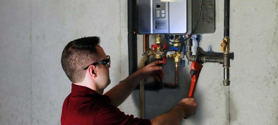 Монтаж безбакових водонагрівачів  в місті Одеса